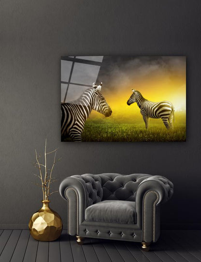 Zebra Yatay Cam Tablo