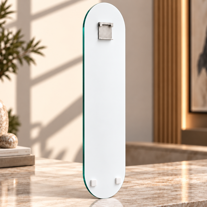 Skate Board cam tablo beyaz arka yüz - tek hazır çelik askı