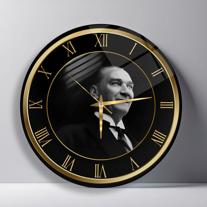 Atatürk Cam Duvar Saati