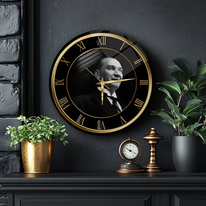 Atatürk Cam Duvar Saati