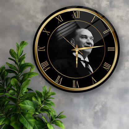 Atatürk Cam Duvar Saati