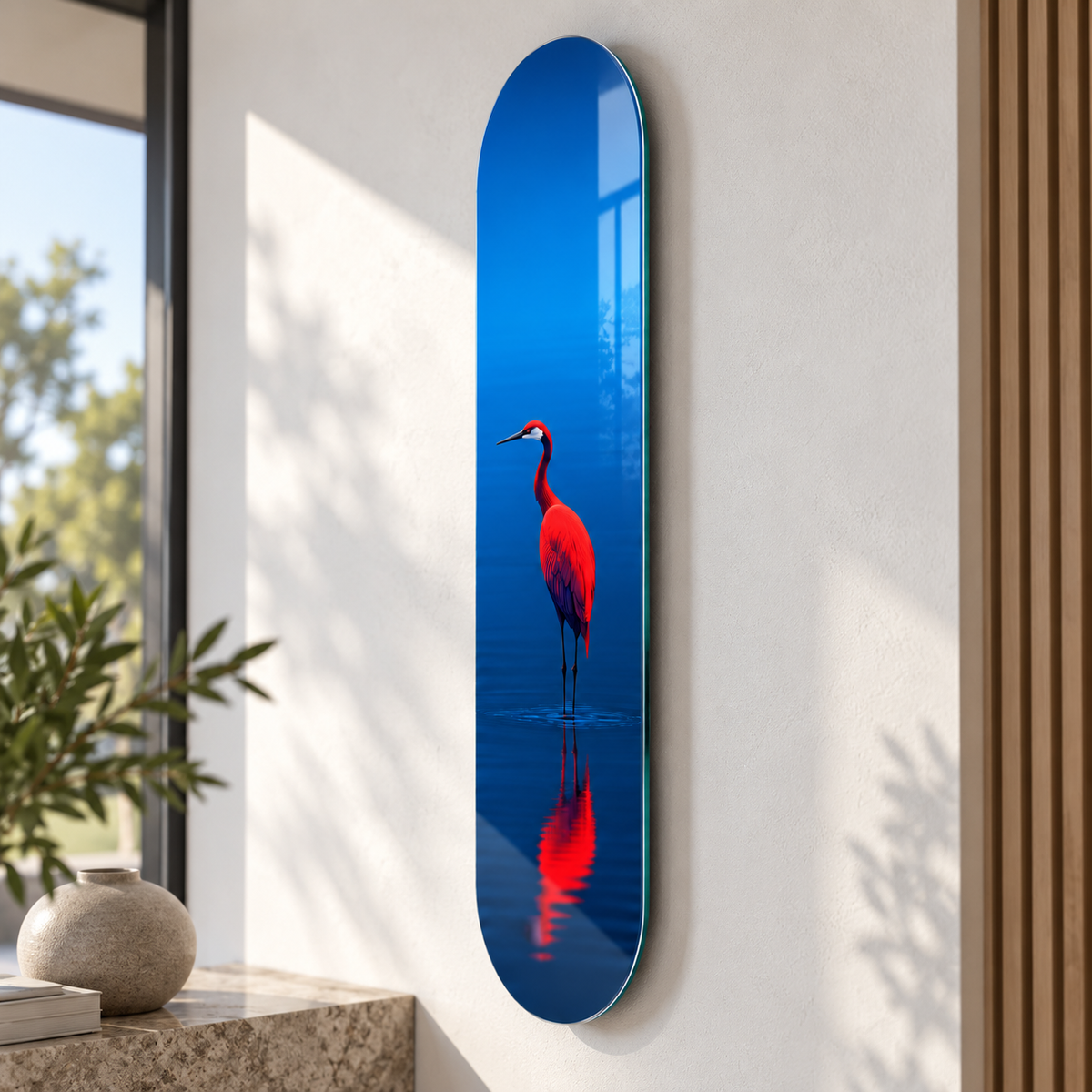Skate Board cam tablo - yaklaşık 2 cm duvar mesafesi
