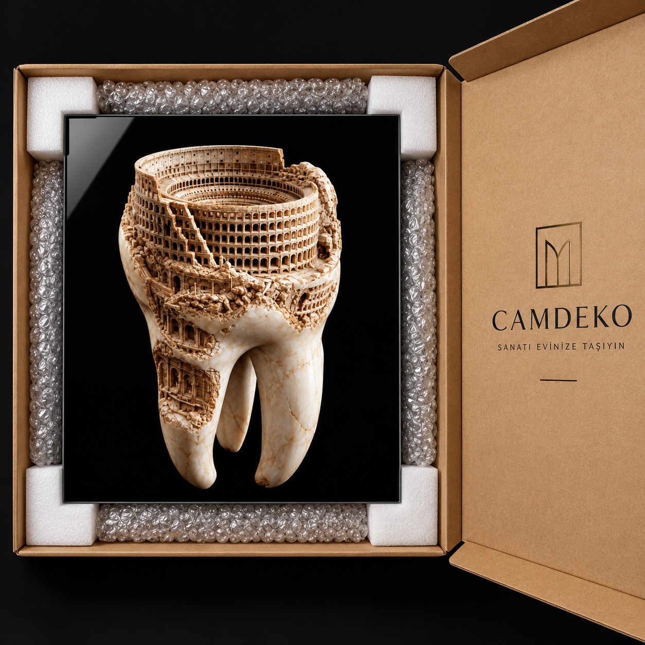 CAMDEKO güvenli paketleme ve korumalı gönderim