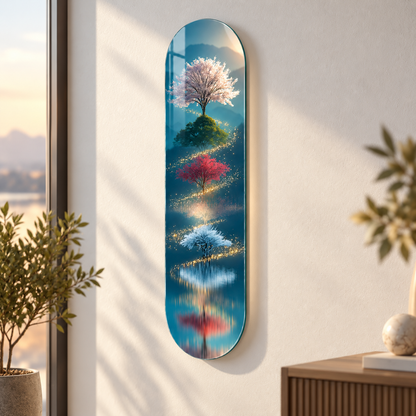 Skate Board cam tablo - yaklaşık 2 cm duvar mesafesi