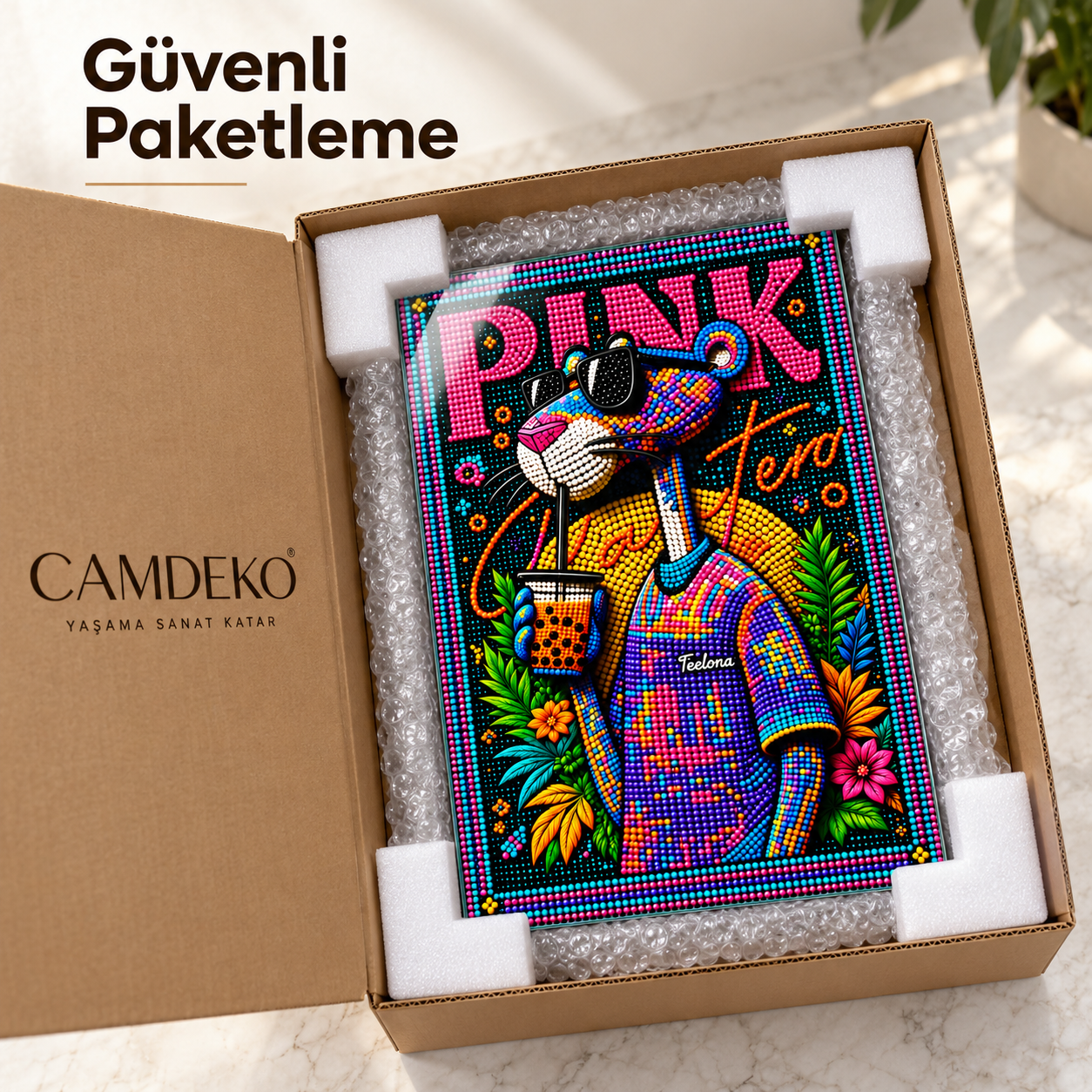CAMDEKO güvenli paketleme ve korumalı gönderim