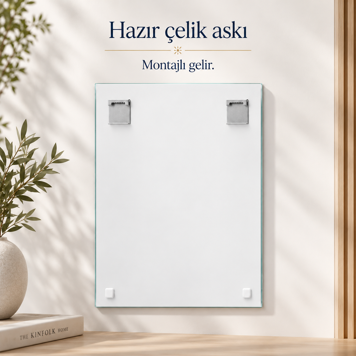 CAMDEKO hazır çelik askı montaj detayı