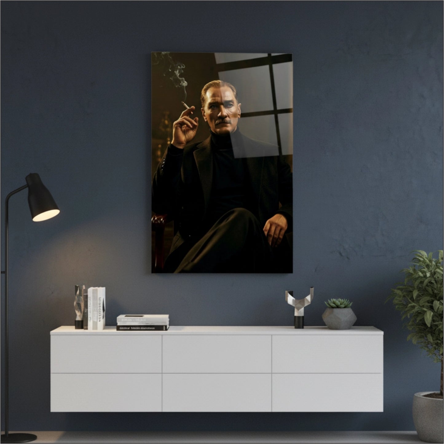 Atatürk Dikey Cam Tablo