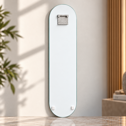 Skate Board cam tablo beyaz arka yüz - tek hazır çelik askı