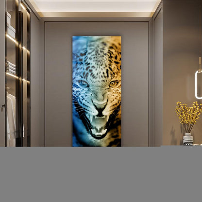 Leopar Panoramik Cam Tablo