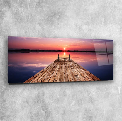 Günbatımı Panoramik Cam Tablo