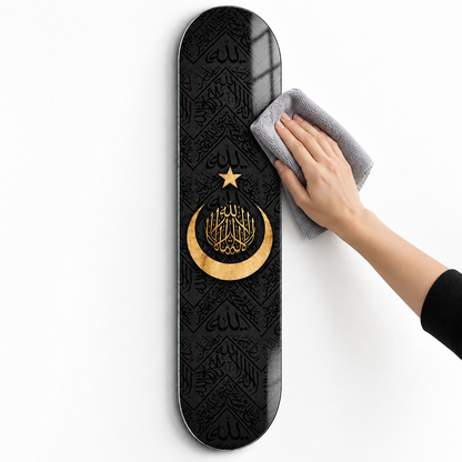 Skate Board cam tablo - yaklaşık 2 cm yüzer görünüm