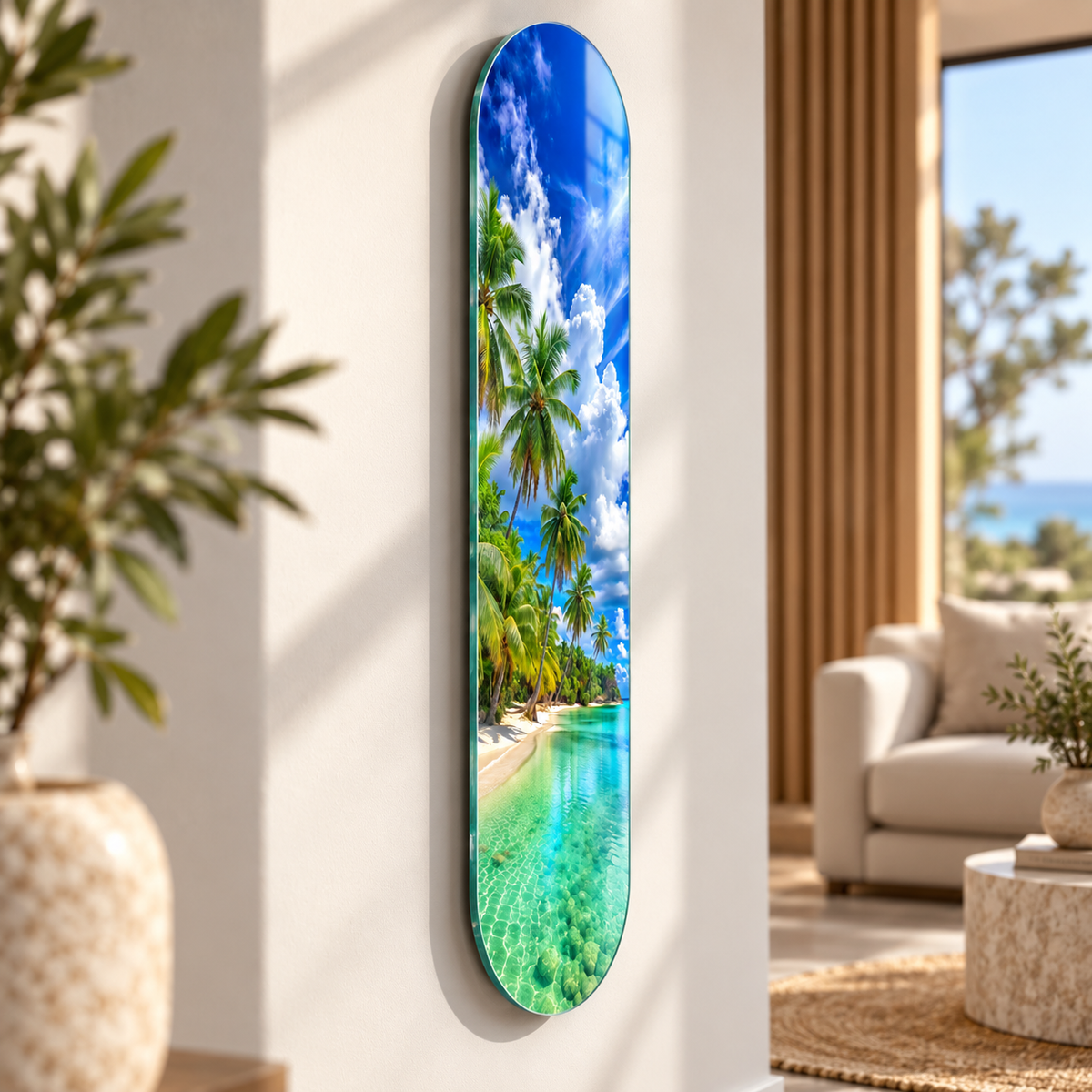 Skate Board cam tablo - yaklaşık 2 cm duvar mesafesi