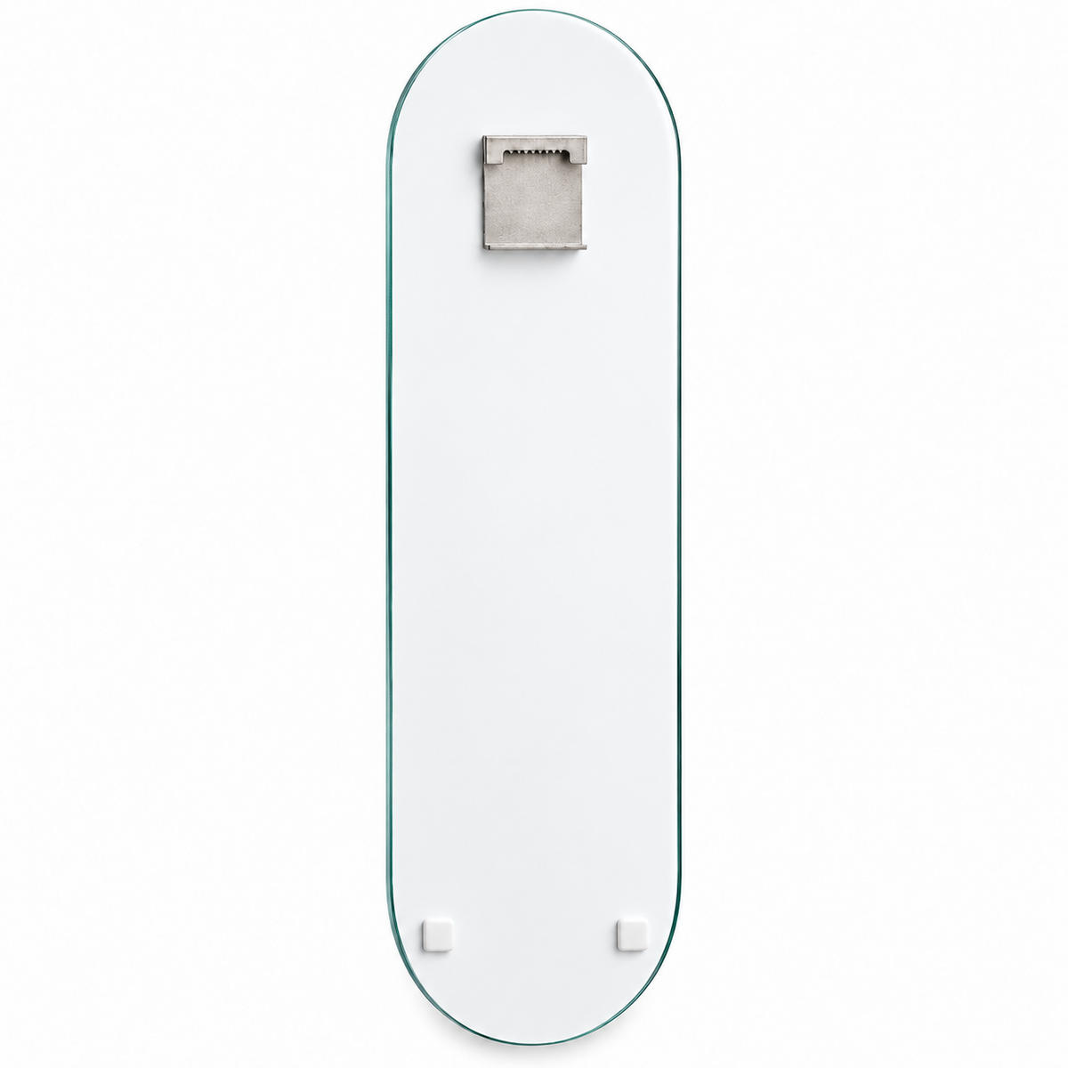 Skate Board cam tablo beyaz arka yüz - tek hazır çelik askı