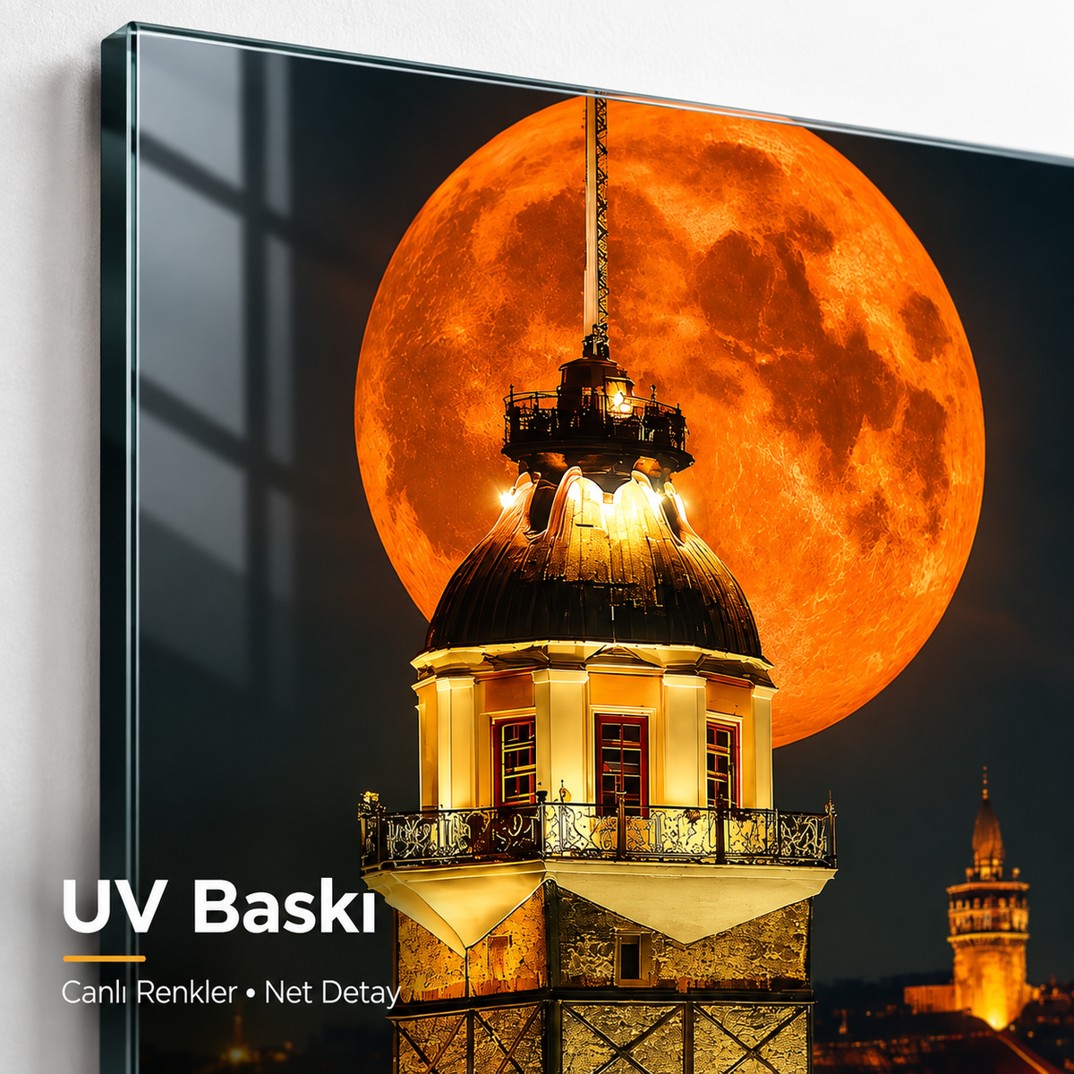 UV baskı canlı renk ve net detay