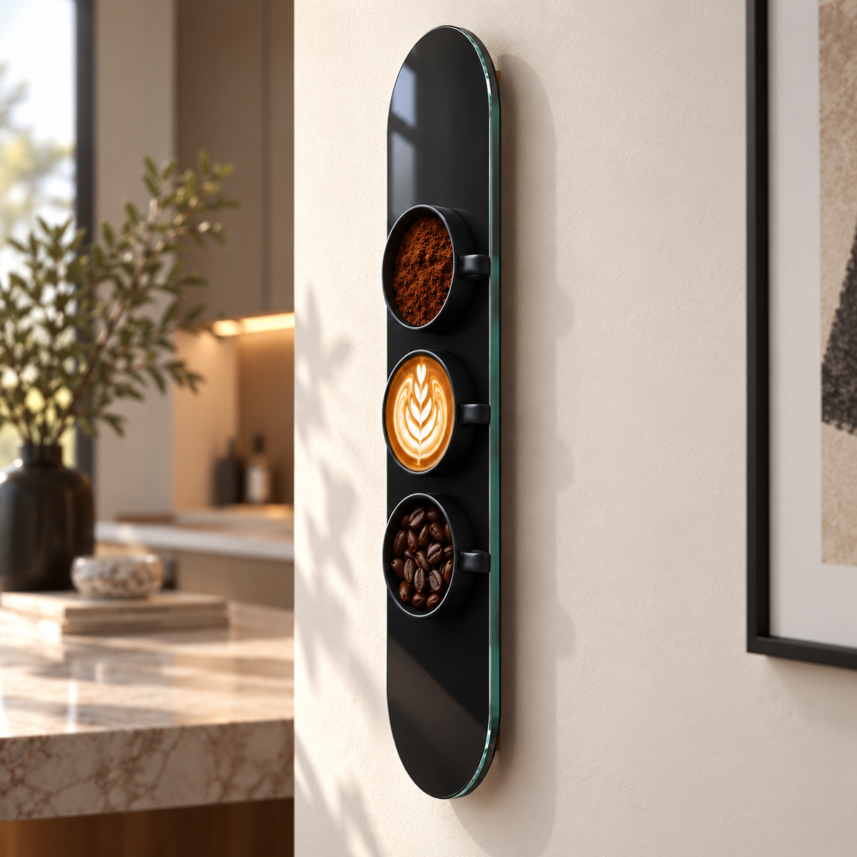 Skate Board cam tablo - yaklaşık 2 cm duvar mesafesi